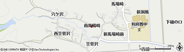 宮城県利府町（宮城郡）菅谷（南馬場崎）周辺の地図