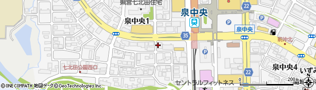 明治電機工業株式会社　仙台営業所周辺の地図