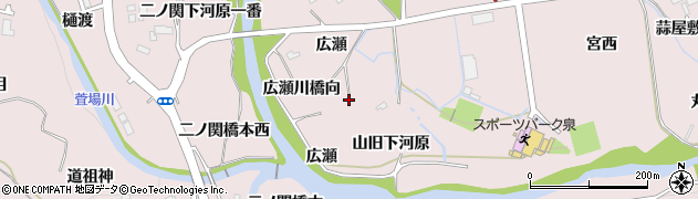 宮城県仙台市泉区実沢山旧下河原2周辺の地図