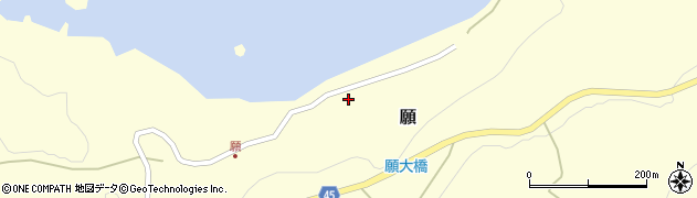 大野亀荘周辺の地図