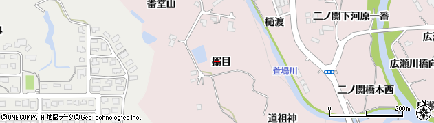 宮城県仙台市泉区実沢搦目周辺の地図