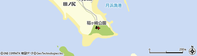 宮城県東松島市宮戸田ノ尻周辺の地図