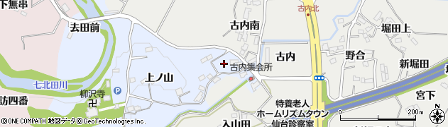 宮城県仙台市泉区上谷刈（関ノ上）周辺の地図