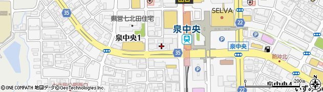 株式会社飯田産業　仙台泉営業所周辺の地図