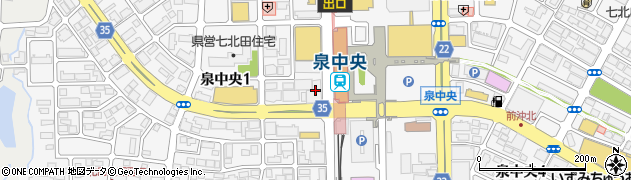 オリンパスメディカルシステムズ株式会社　仙台支店周辺の地図