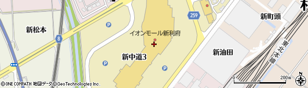 Ｚｏｆｆ　イオンモール新利府南館店周辺の地図