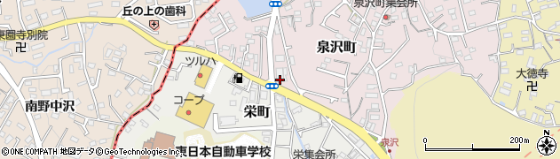 宮城県塩竈市泉沢町20周辺の地図