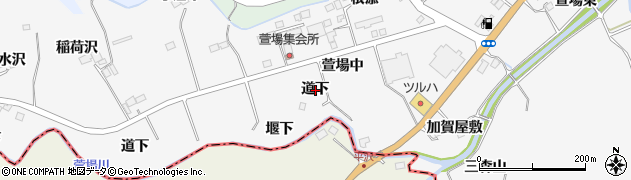 宮城県仙台市泉区西田中（道下）周辺の地図