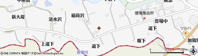 宮城県仙台市泉区西田中稲荷沢周辺の地図