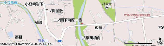 宮城県仙台市泉区実沢（二ノ関下三番）周辺の地図