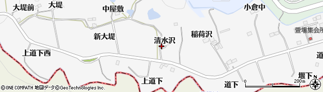 宮城県仙台市泉区西田中清水沢7-4周辺の地図