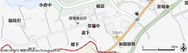 宮城県仙台市泉区西田中萱場中周辺の地図