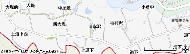 宮城県仙台市泉区西田中清水沢周辺の地図