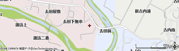 宮城県仙台市泉区実沢（無串河原）周辺の地図