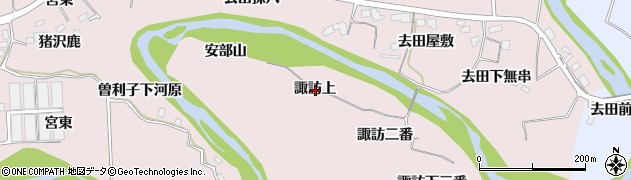 宮城県仙台市泉区実沢諏訪上周辺の地図