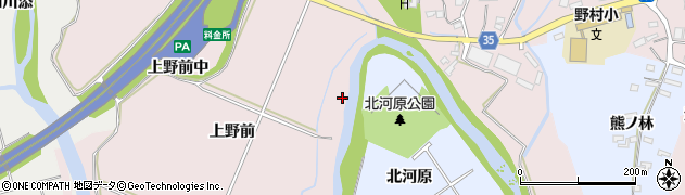 宮城県仙台市泉区野村川前周辺の地図