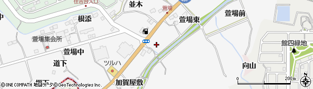 宮城県仙台市泉区西田中萱場周辺の地図