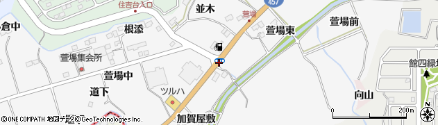 宮城県仙台市泉区西田中（道合）周辺の地図