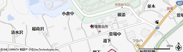 宮城県仙台市泉区西田中小倉周辺の地図