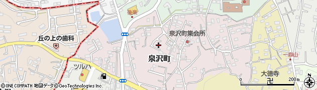 宮城県塩竈市泉沢町周辺の地図