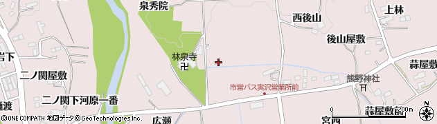 宮城県仙台市泉区実沢（上）周辺の地図