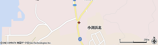 宮城県石巻市給分浜羽黒下周辺の地図