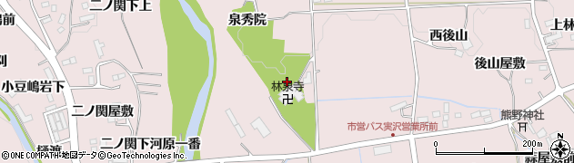 宮城県仙台市泉区実沢寺内周辺の地図