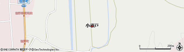 新潟県村上市小須戸周辺の地図