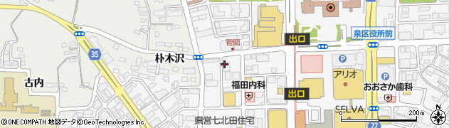 クリナップ株式会社　仙台ショールーム周辺の地図