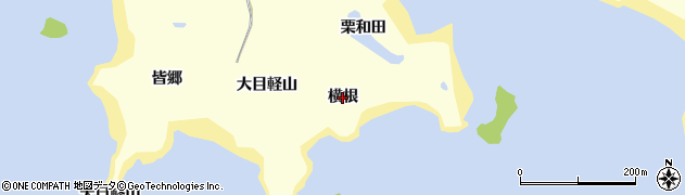 宮城県東松島市宮戸（横根）周辺の地図