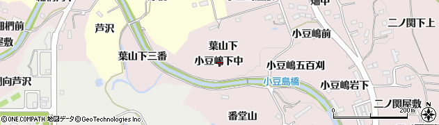 宮城県仙台市泉区実沢小豆嶋下中周辺の地図