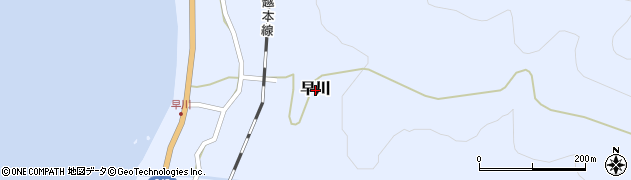 新潟県村上市早川周辺の地図