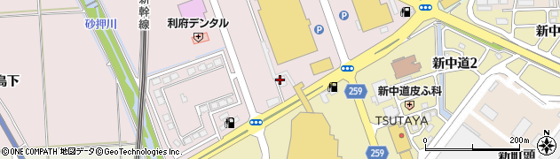 美容プラージュ仙台利府店周辺の地図