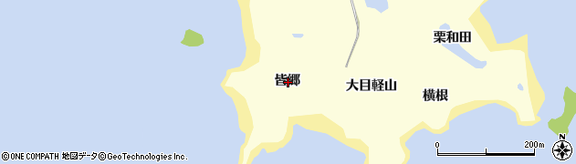 宮城県東松島市宮戸皆郷周辺の地図