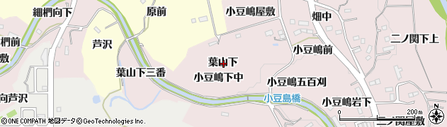 宮城県仙台市泉区実沢葉山下周辺の地図