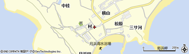 宮城県東松島市宮戸村周辺の地図