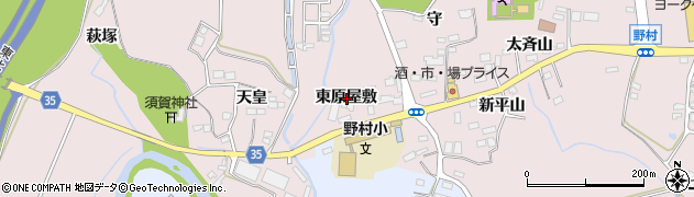 宮城県仙台市泉区野村東原屋敷周辺の地図