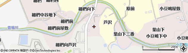 宮城県仙台市泉区実沢（細椚向芦沢）周辺の地図