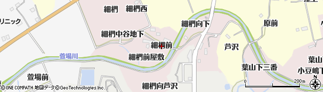 宮城県仙台市泉区実沢（細椚前）周辺の地図