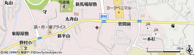 宮城県仙台市泉区野村馬場屋敷周辺の地図