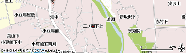 宮城県仙台市泉区実沢（二ノ関下上）周辺の地図