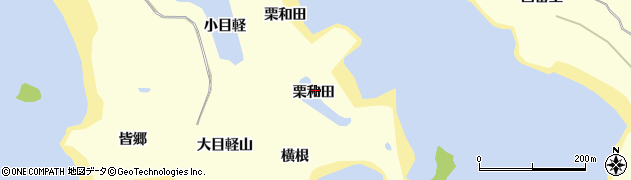 宮城県東松島市宮戸（栗和田）周辺の地図