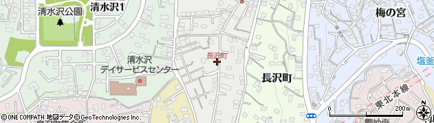長沢町周辺の地図