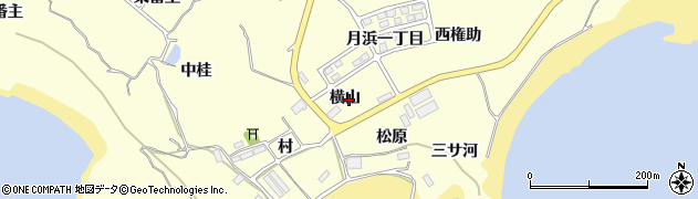 宮城県東松島市宮戸（横山）周辺の地図