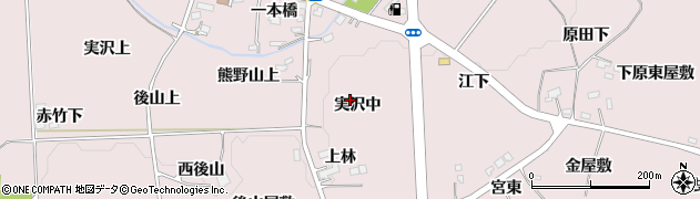 宮城県仙台市泉区実沢（中）周辺の地図