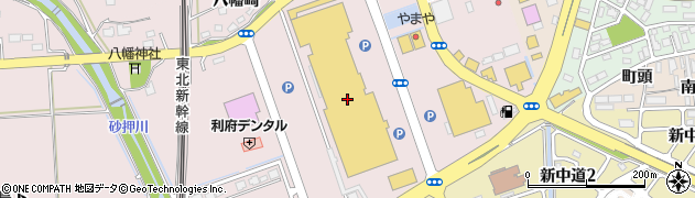 お茶の井ヶ田喜久水庵ジャスコ　利府店周辺の地図