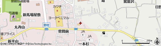 宮城県仙台市泉区野村（東村境）周辺の地図