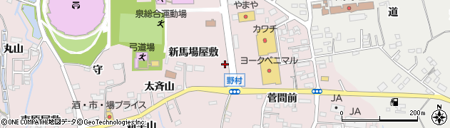 宮城県仙台市泉区野村馬場屋敷5周辺の地図
