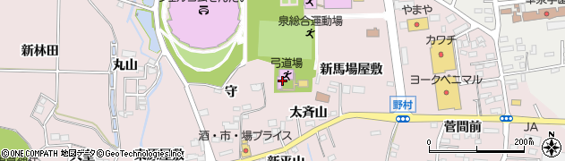 宮城県仙台市泉区野村（門前）周辺の地図