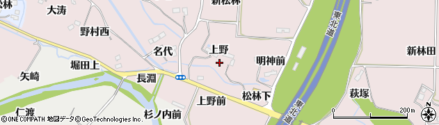 宮城県仙台市泉区野村上野12周辺の地図